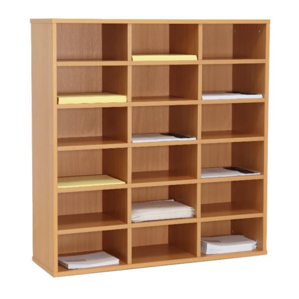 Basic 18 Pigeonhole Storage Unit