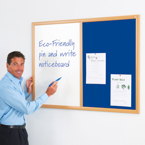 Eco-Friendly Dual Noticeboard Eco-Friendly Dual Noticeboard  | Notice & Display Boards | www.ee-supplies.co.uk