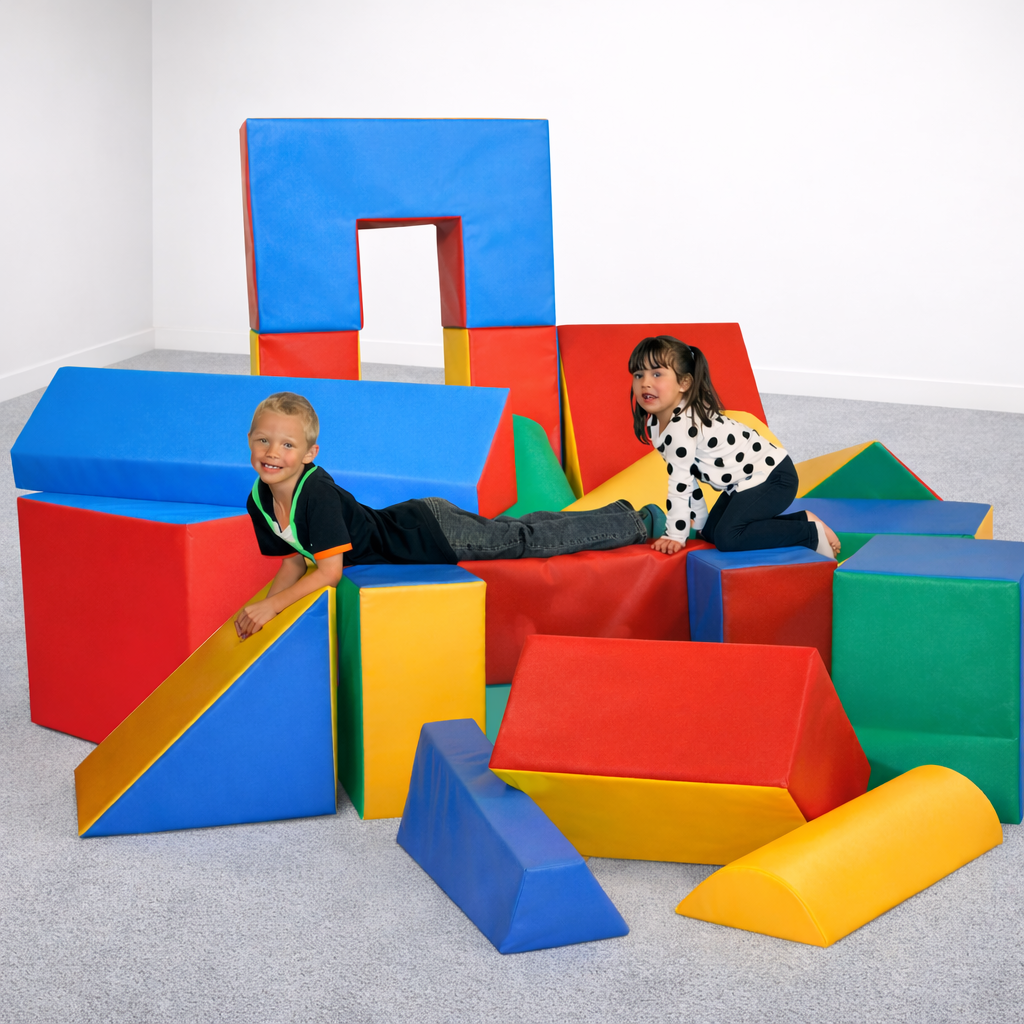 Soft Block Construction Giant Set x 11 Pcs | Soft play | www.ee ...
