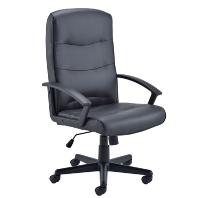 Canasta II PU Chair - Black Executive Start - Canasta IHi High Back Fabric  - Operators Chair  | www.ee-supplies.co.uk