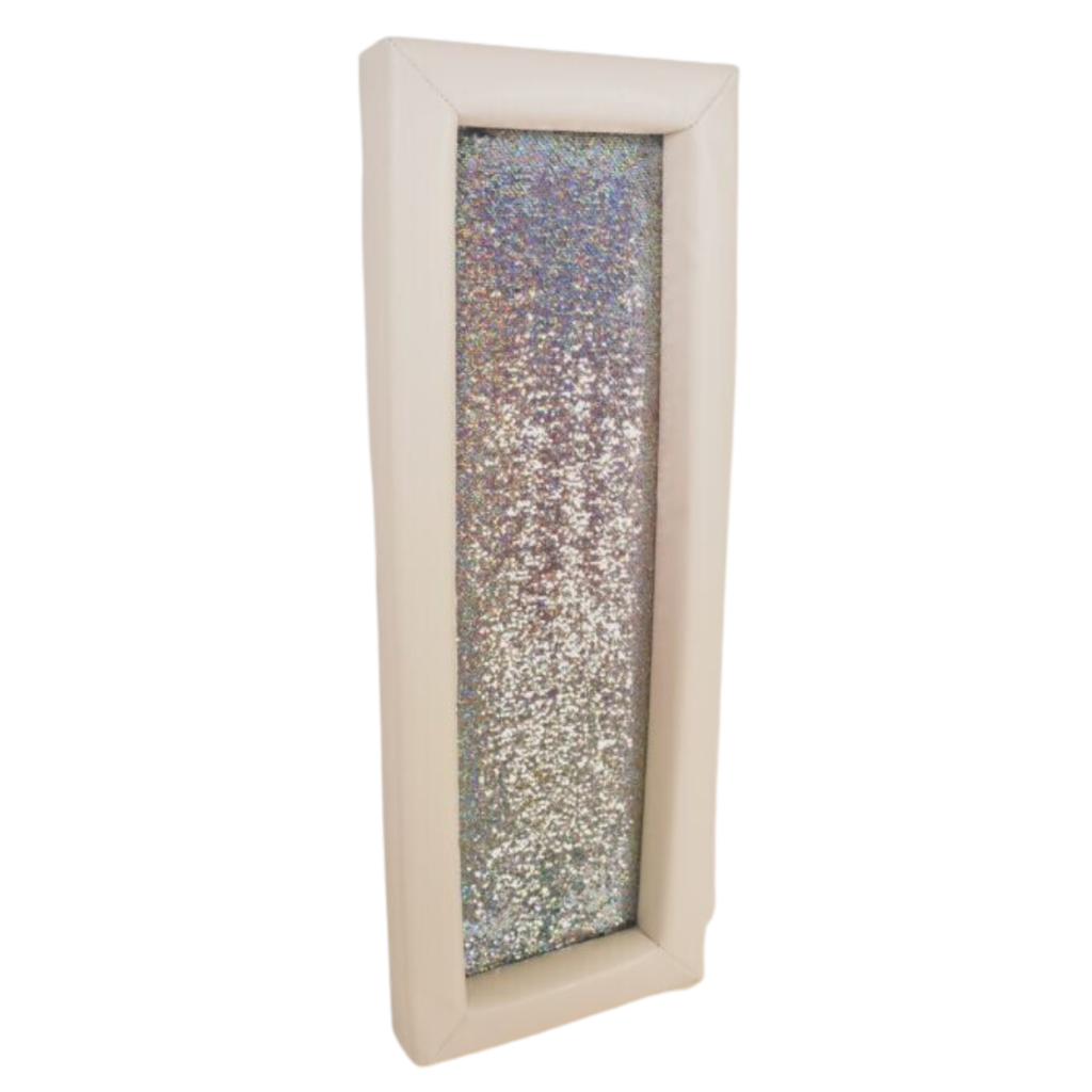 Flip Sequin Board Rainbow Padded Frame 840 x 300mm Educational Equipment Supplies