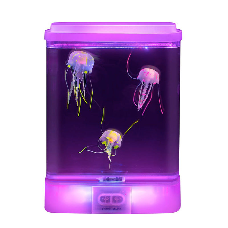 Jellyfish Tank Mood Light Colour Changing Tank H27cm Educational