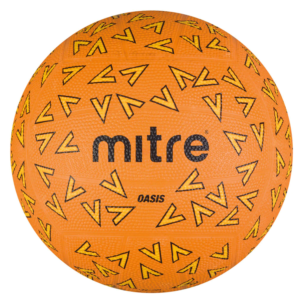Mitre Oasis Netball Orange Red Educational Equipment Supplies mitre-oasis-netball-orange-red-educational-equipment-supplies