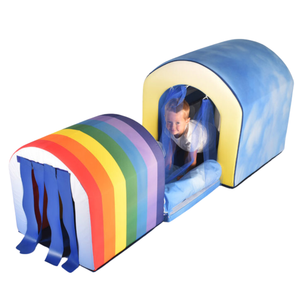 Soft Play Sensory Tunnels Set - Rainbow Sensory Tunnels Set | Sensory Floor Play | www.ee-supplies.co.uk