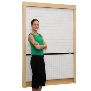 Wall Mounted Rollerboard 3 Section 1200 x 1800mm Wall Mounted Rollerboard 3 Section | White Boards | www.ee-supplies.co.uk