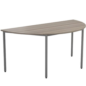 Meeting Tables - Semi Circular - Grey Oak - Educational Equipment Supplies