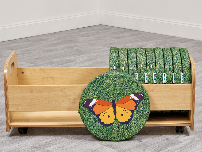 Acorn Bugs On Grass Seat Pads Educational Equipment Supplies