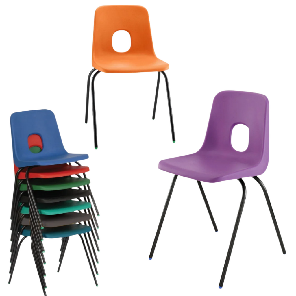 Hille Series E Classic Poly Stacking School Chair Educational Equipment Supplies 4334