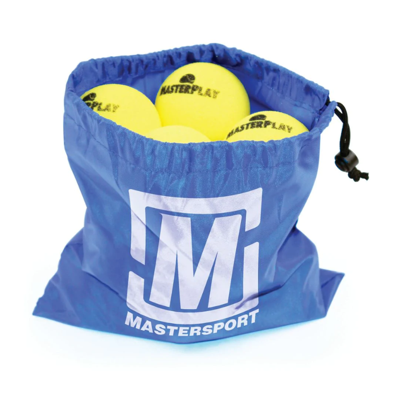 Masterplay Indoor Foam Tennis Ball X 12 Educational Equipment Supplies