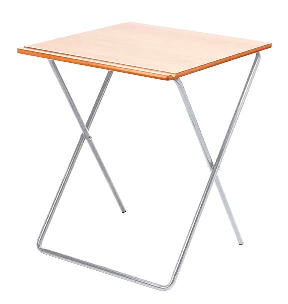 Metaliform Folding Exam Desk Trolley + 24 x Skid Base Exam Desks