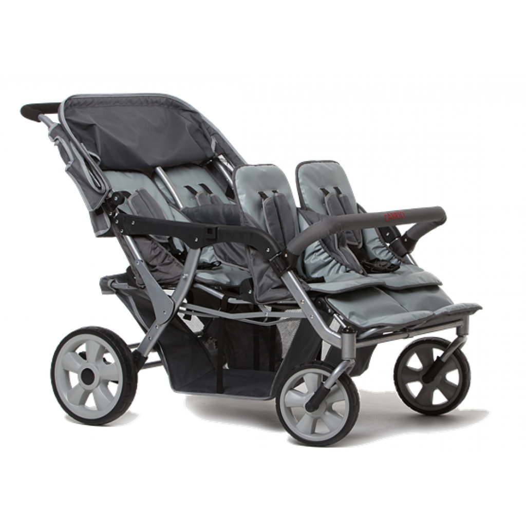 Multiple seat stroller outlet