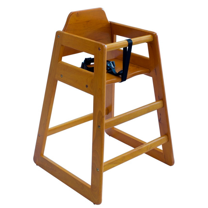 Nino Baby Wooden High Chair Self Assembly