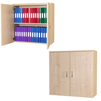 Wall Mountable File  Storage Units - 20 File Cupboard Wall Unit - Educational Equipment Supplies