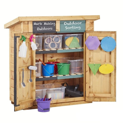 Wooden Shed - Toddler Maths Activity Shed Toddler Wooden Activity Shed | www.ee-supplies.co.uk