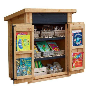 Wooden Shed - Toddler Wooden Reading Shed - Educational Equipment Supplies