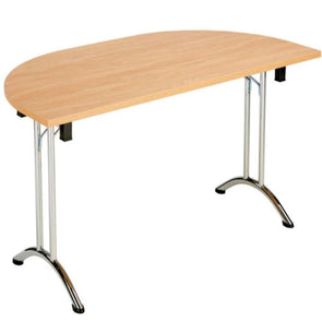Union Folding Table - D-End 1600 X 800mm - Educational Equipment Supplies