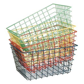Wire Coloured Baskets - Educational Equipment Supplies