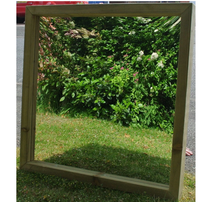 Wood Framed Playground Mirror Wood Framed Playground Mirror| Chalk Board | www.ee-supplies.co.uk