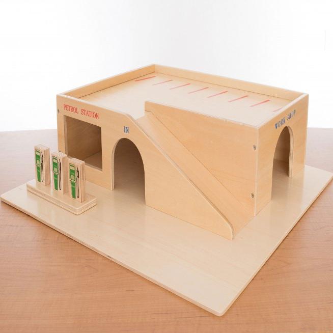 Children's Wooden Play Garage | Educational Equipment Supplies