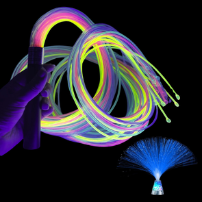 Fibre Optic Sensory 1.5m UV 30 Tails & Lamp Set