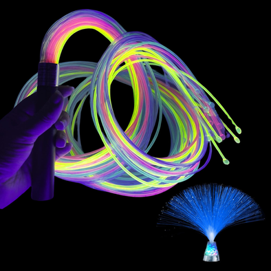 Fibre Optic Sensory 1.5m UV 30 Tails & Lamp Set