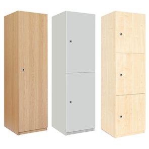 Primary Height Wooden Lockers - Finger Pull Primary Height Wooden Lockers - Finger Pull | School Lockers | www.ee-supplies.co.uk