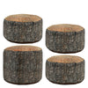Eden Soft Seating 1 x Large Tree Stump and 3 x Small Tree Stump 1 x Large Tree Stump and 3 x Small Tree Stump | Nature Bean Bags | www.ee-supplies.co.uk