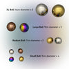 10 x Metallic Reflective Balls Sensory Exploration 10 x Metallic Reflective Balls Sensory Exploration | Stepping Stones | www.ee-supplies.co.uk