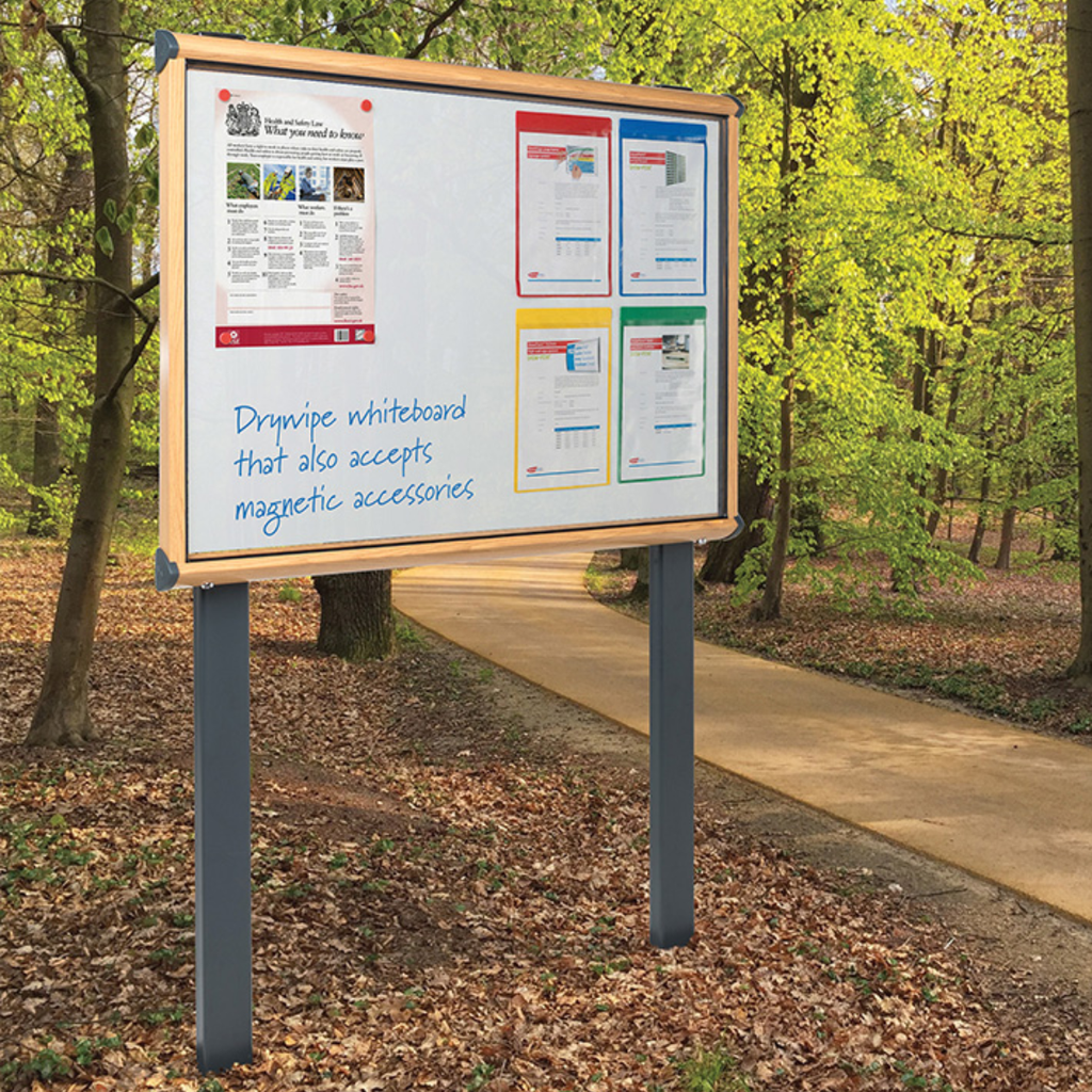 Shield Exterior Showcase + Magnetic Whiteboard + Woode Effect Frame ...