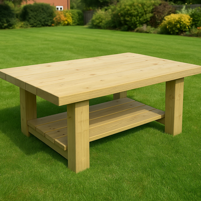 Outdoor Wooden Early Years Table