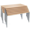 Value Stacking Crushed Bent Tables - Rectangular - Bull Nose Edge Value Stacking Crushed Bent Tables - Rectangular - Bull Nose Edge | www.ee-supplies.co.uk