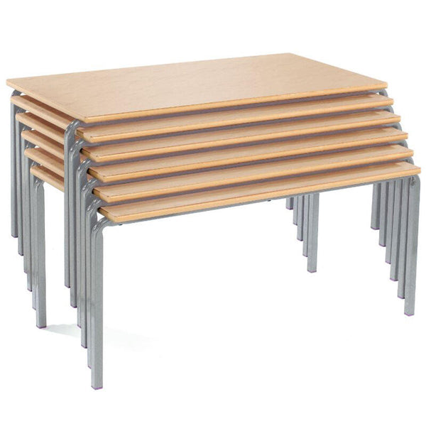 In Stock - Value Stacking Crushed Bent Tables - Rectangular - Bull Nose Edge
