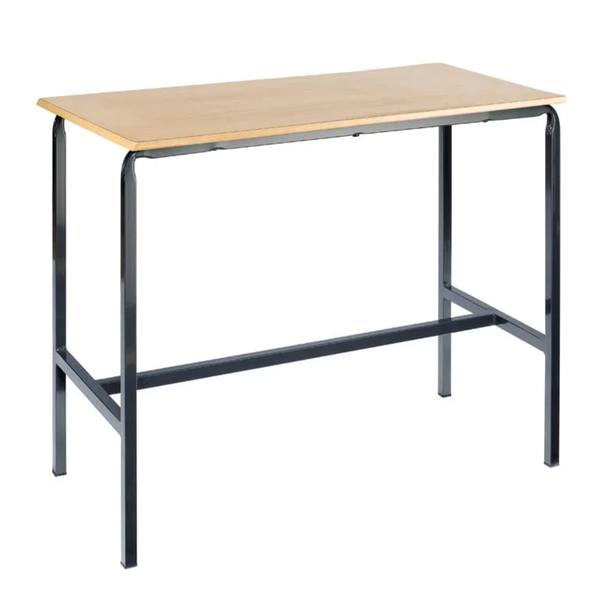 Craft / Lab Tables - Laminated Top - Bull Nose Edge - Crushed Bent - 30mm Square Steel Tube Frame