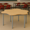 Premium Leaf Petal Classroom Table Kubbyclass Classroom Table - 6 Leaf Petal | Tables | www.ee-supplies.co.uk