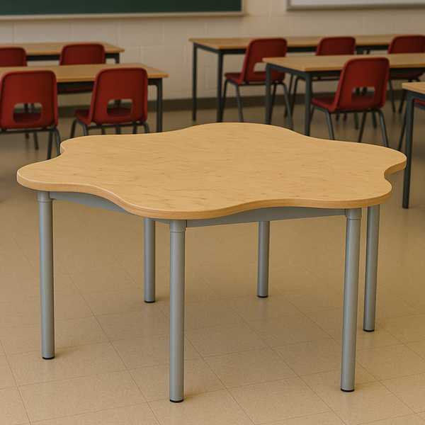 Premium Leaf Petal Classroom Table