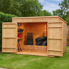 Wooden Shed - Wooden Loose Parts Shed