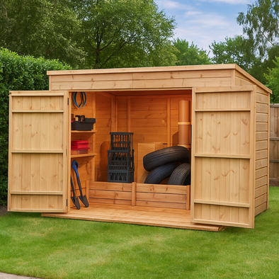 Wooden Shed - Wooden Loose Parts Shed