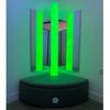 Sensory Waterless LED Tube 180cm + Grey Padded Corner Plinth + Fibre Optic Light 100 Tails + 2 x Mirrors