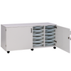 SEND 24 Tray Quad Column Tray Unit + Lockable Doors