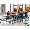 16 Seat Rectangular Mobile Folding Dining Table - W328 x D150 x H65cm 16 Seat Rectangular Mobile Folding Dining Table - W3280 x D1500 x H650mm  | www.ee-supplies.co.uk
