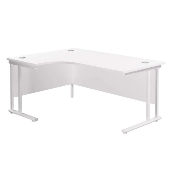 Twin Upright Right Hand Radial Desk Twin Upright Right Hand Radial Desk | ee-supplies.co.uk