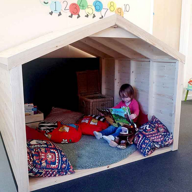 Indoor Wooden Reading House