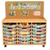 Tss 18 Shallow Tray Storage Unit With Cork Board