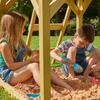Treehouse Wooden Play Tower, With Wavy Slide & Wooden Balcony - Fsc