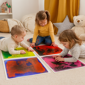 Sensory Liquid Floor Tile Set x 4 - 50 x 50cm