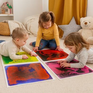 Sensory Liquid Floor Tile Set x 4 - 50 x 50cm