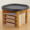 Mini Wooden Tuff Spot Tray Stand - (H)50cm