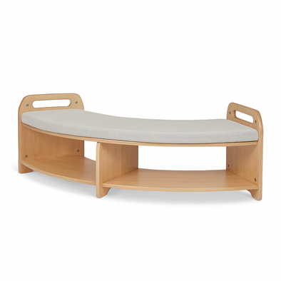 Playscapes The Storytelling Low 90º Open Sweep Bench + Cushion