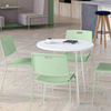 40 x Arc High Density Stacker Chair + Chair Trolley