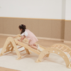Wooden Climbing Arch, Board & Triangle